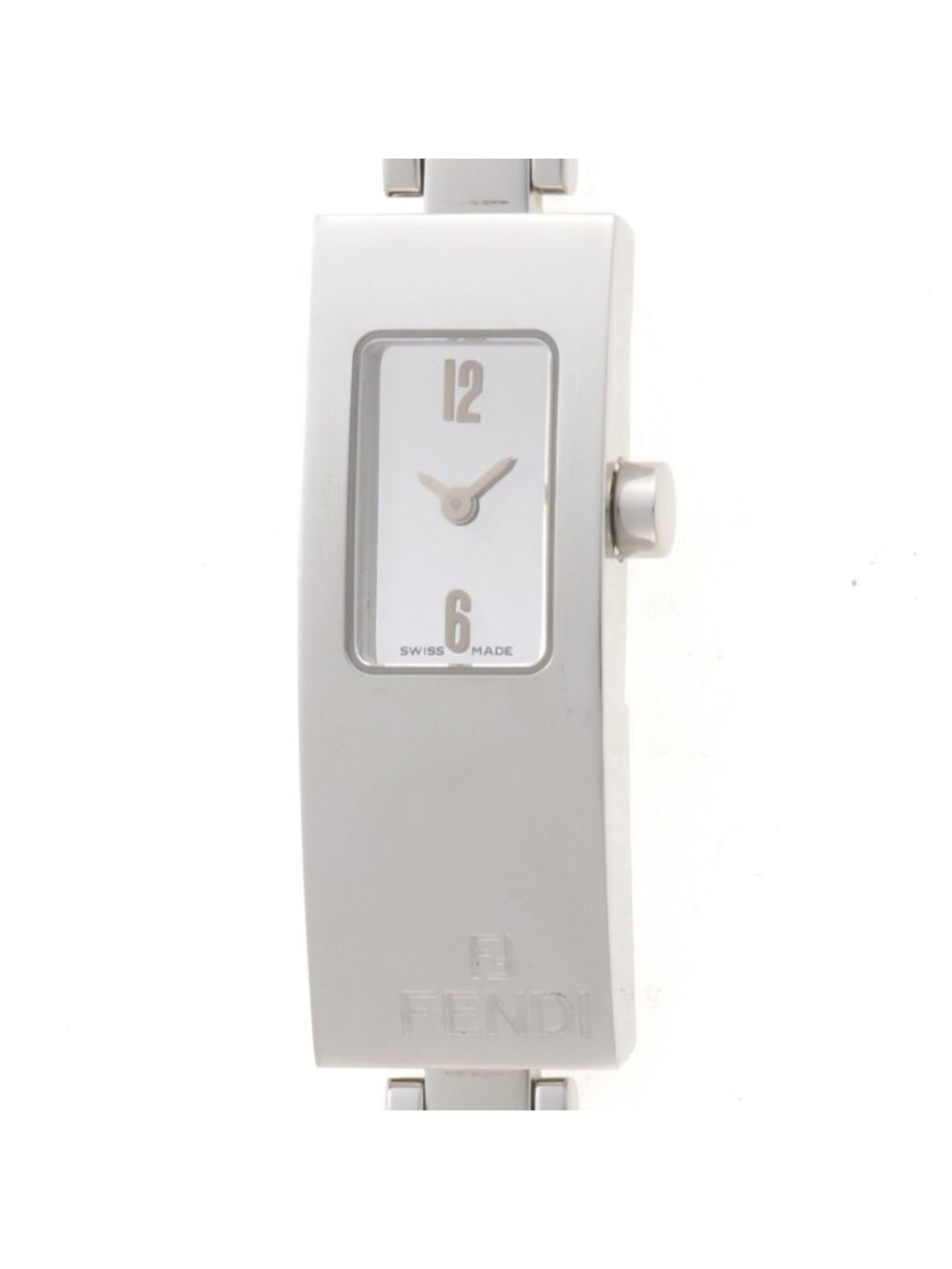 Fendi Watch Stainless Steel Silver Quartz